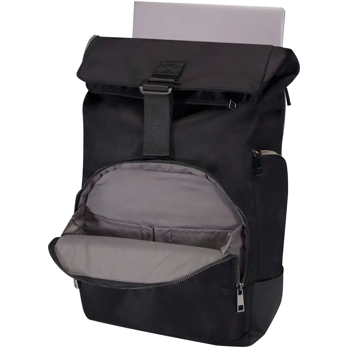 15" Rolltop-Rucksack aus recyceltem GRS-Material 18 L – Ansicht 5