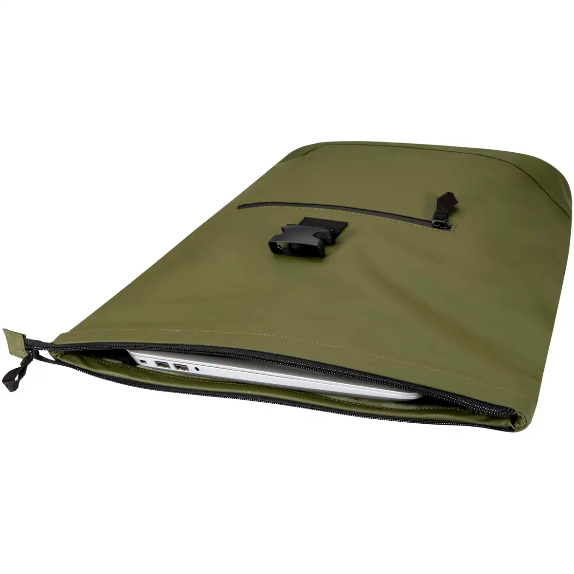 15" GRS-recycelter Rolltop Rucksack 18 L – Ansicht 19