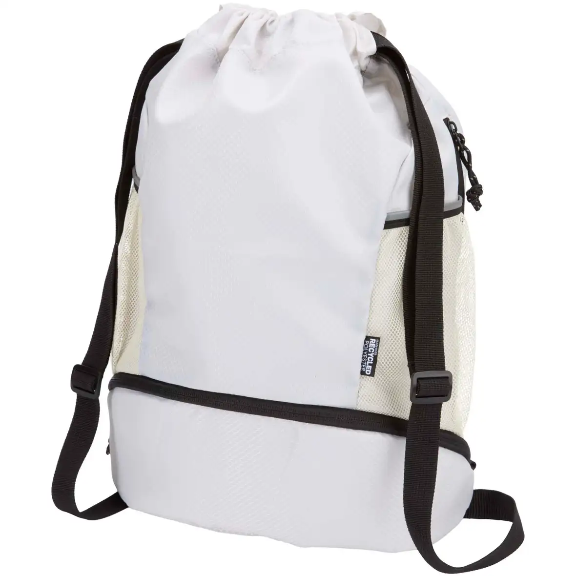 GRS-recycelter Sportbeutel mit Bodenfach 18 L – Ansicht 1