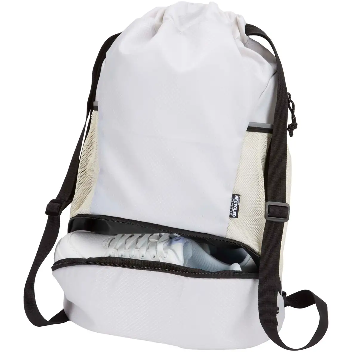 GRS-recycelter Sportbeutel mit Bodenfach 18 L – Ansicht 4