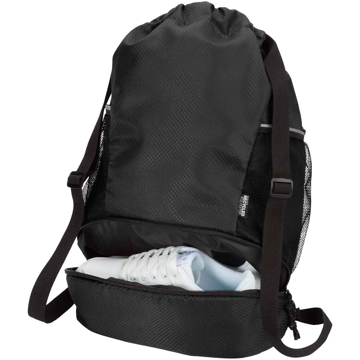 GRS-recycelter Sportbeutel mit Bodenfach 18 L – Ansicht 16