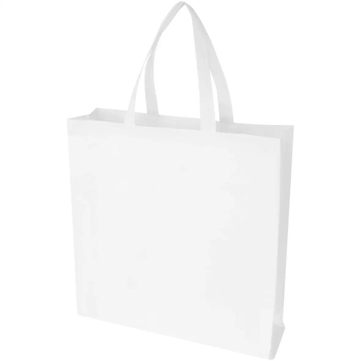 GRS-recycelte Nonwoven Tragetasche mit Zeitenfalten 12 L – Ansicht 1