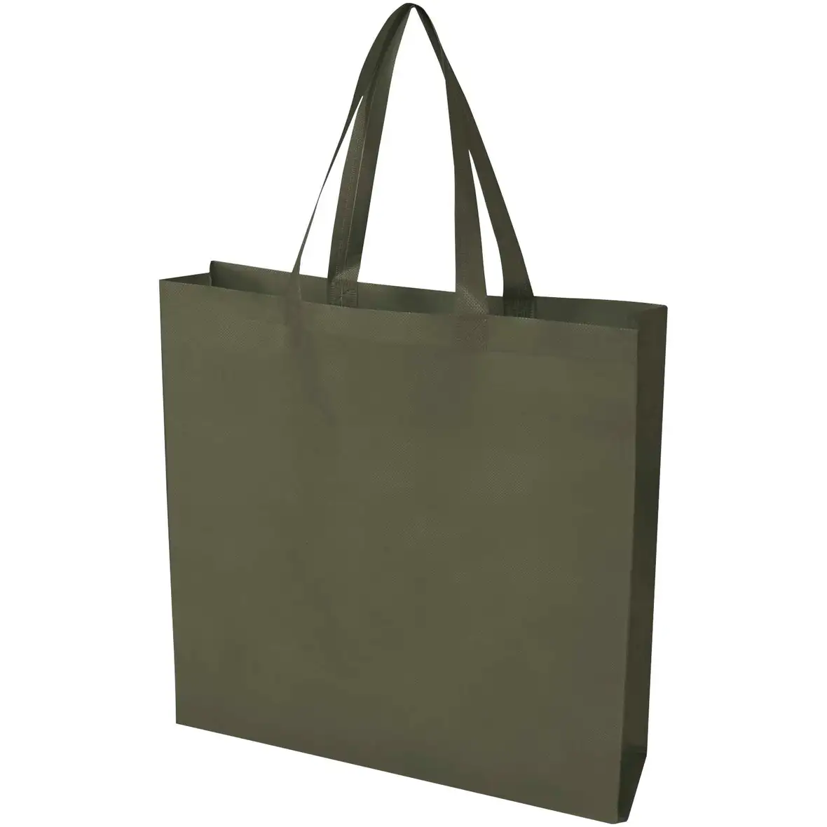 GRS-recycelte Nonwoven Tragetasche mit Zeitenfalten 12 L – Ansicht 17
