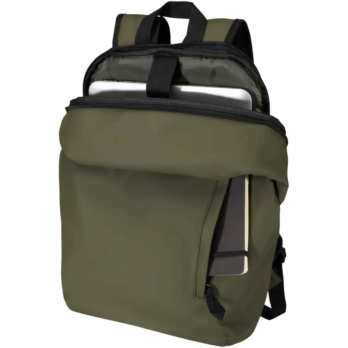 15" GRS recycelter diebstahlsicherer Rucksack 18L – Ansicht 23