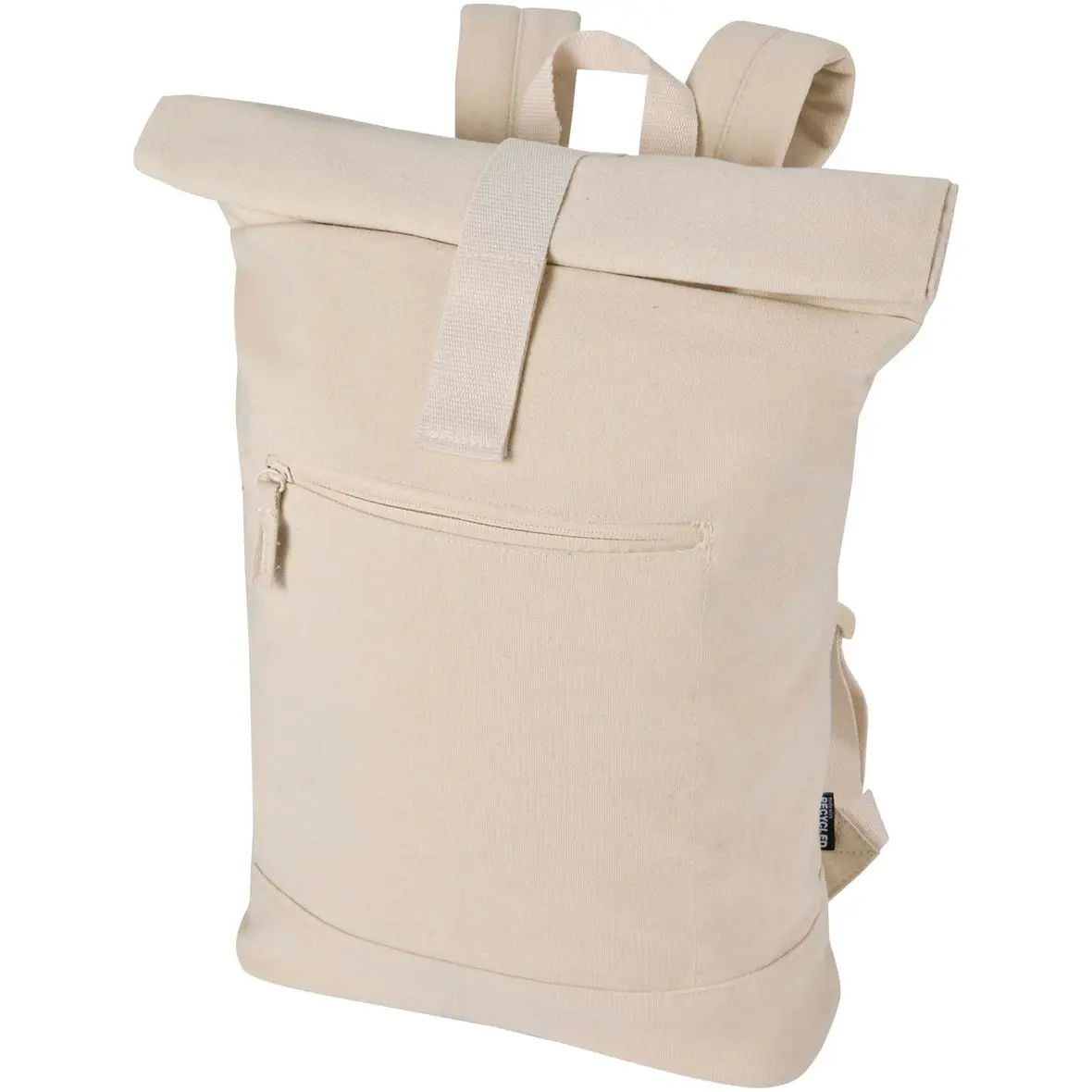 14” GRS recycelter Rolltop-Rucksack 16L – Werbeartikel mit Logo bedrucken