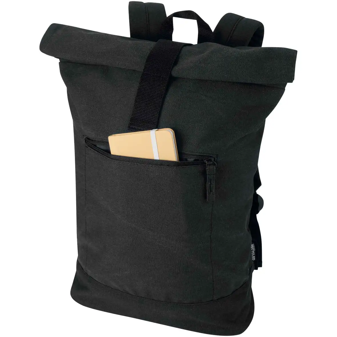 14” GRS recycelter Rolltop-Rucksack 16L – Ansicht 16