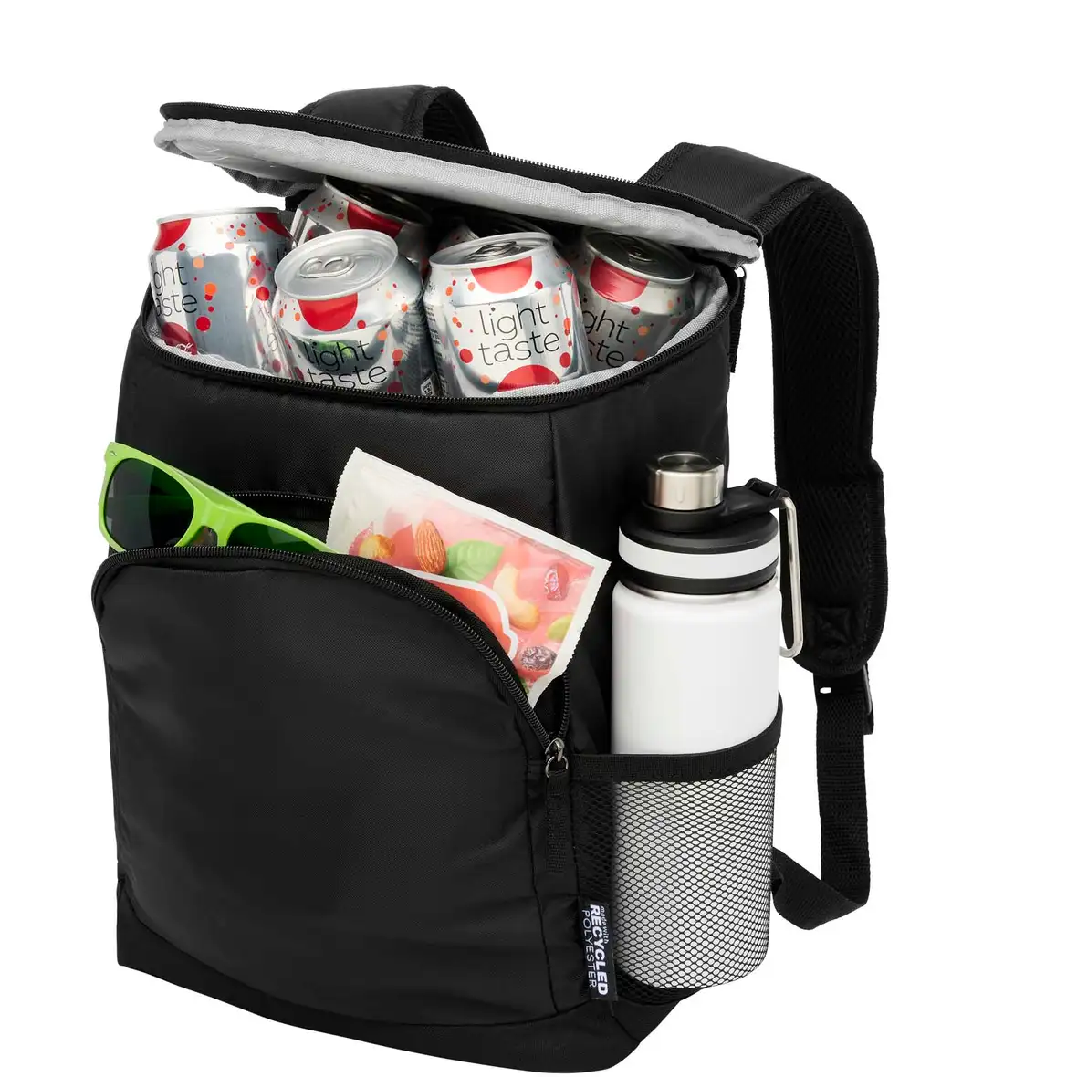 18 Dosen Kühlrucksack 16L, GRS-recycelt – Ansicht 4