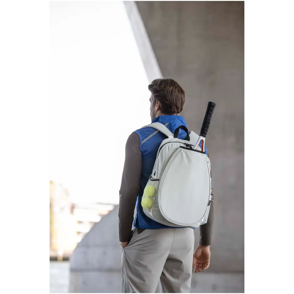 15" GRS Padel-Rucksack aus recyceltem Material, 18 l – Ansicht 6