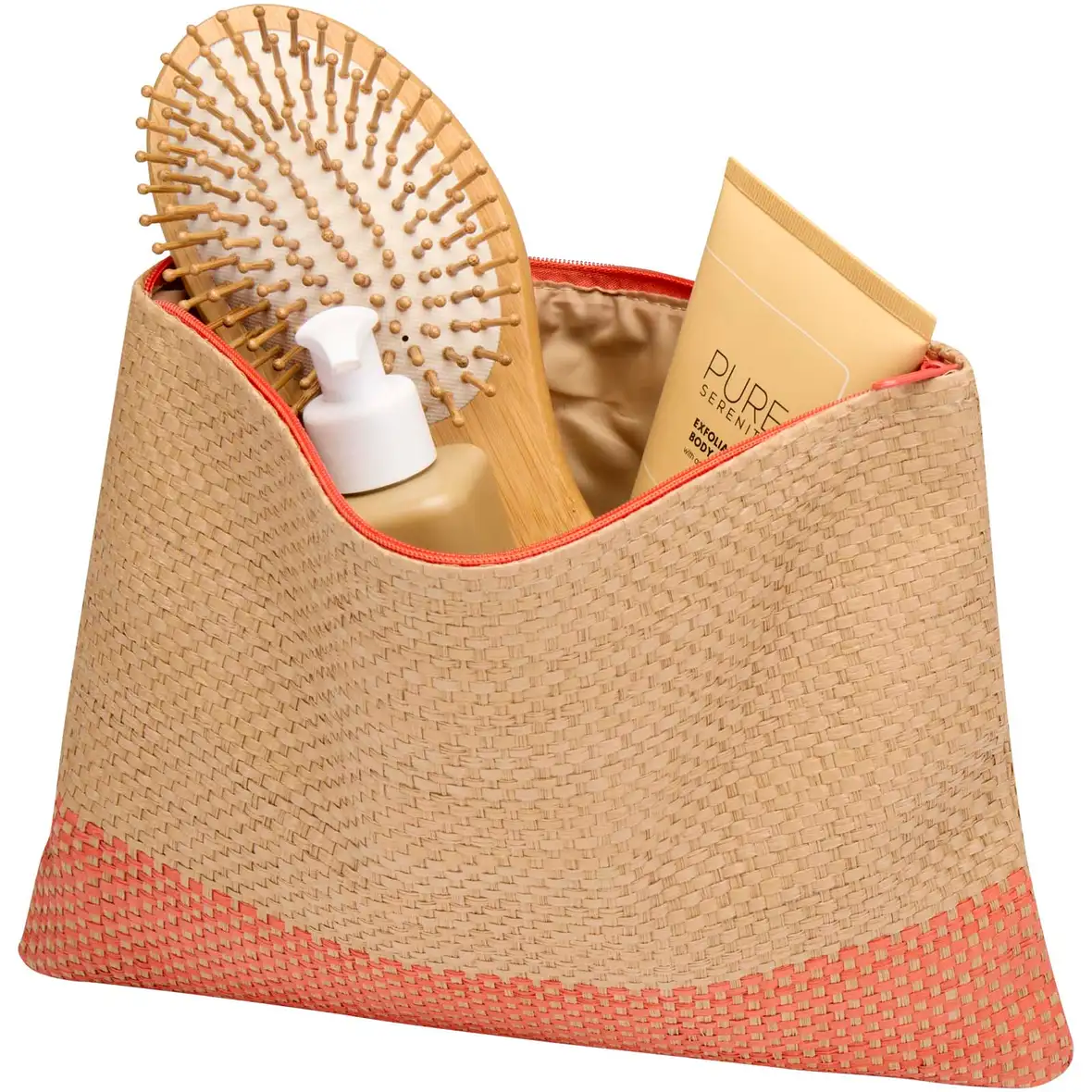 Strohpapier Beutel mit Reißverschluss, 3 l – Ansicht 3