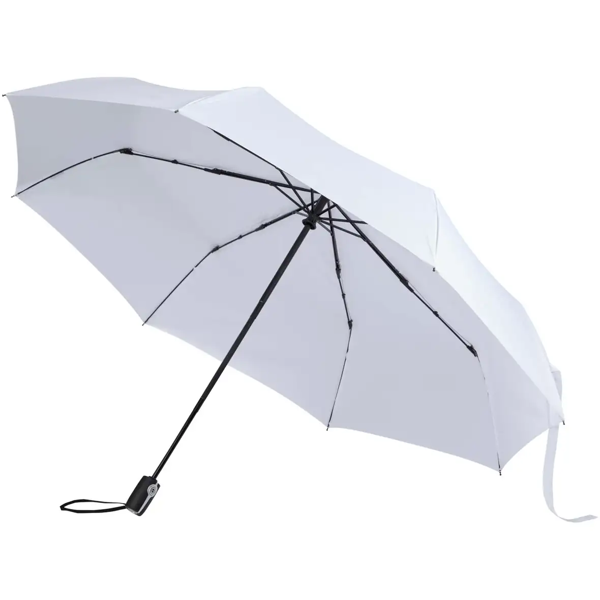 27" faltbarer RPET-Regenschirm mit automatischer Öffnungs- und Schließfunktion – Ansicht 1