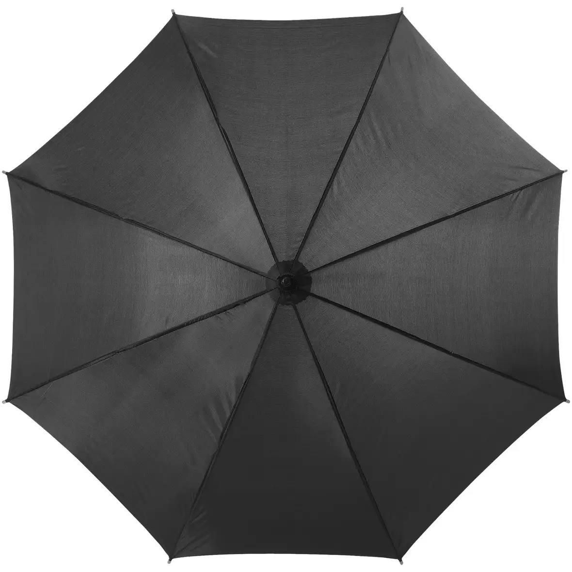 23" Automatikregenschirm mit Holzstange und -griff – Ansicht 10
