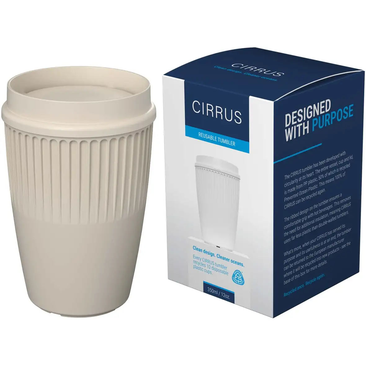 350 ml Becher mit 360°-Deckel – Ansicht 10