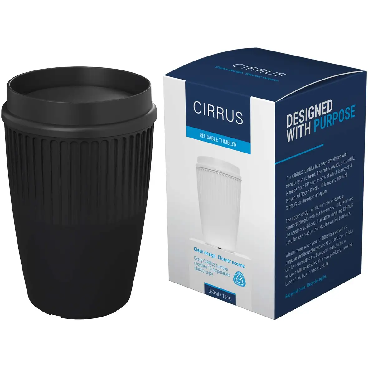 350 ml Becher mit 360°-Deckel – Ansicht 20