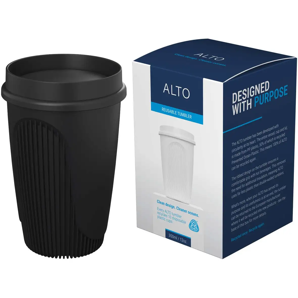 350 ml Becher mit 360°-Deckel – Ansicht 20