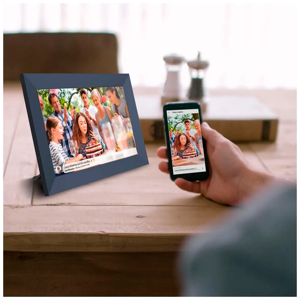 Prixton Prado 10" Frameo digitaler WLAN Fotorahmen – Ansicht 7