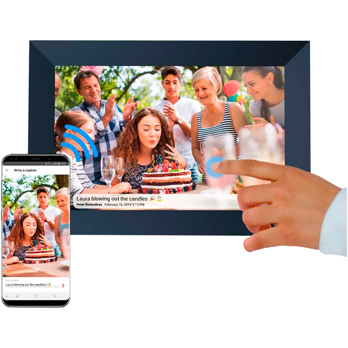 Prixton Prado 10" Frameo digitaler WLAN Fotorahmen – Ansicht 8