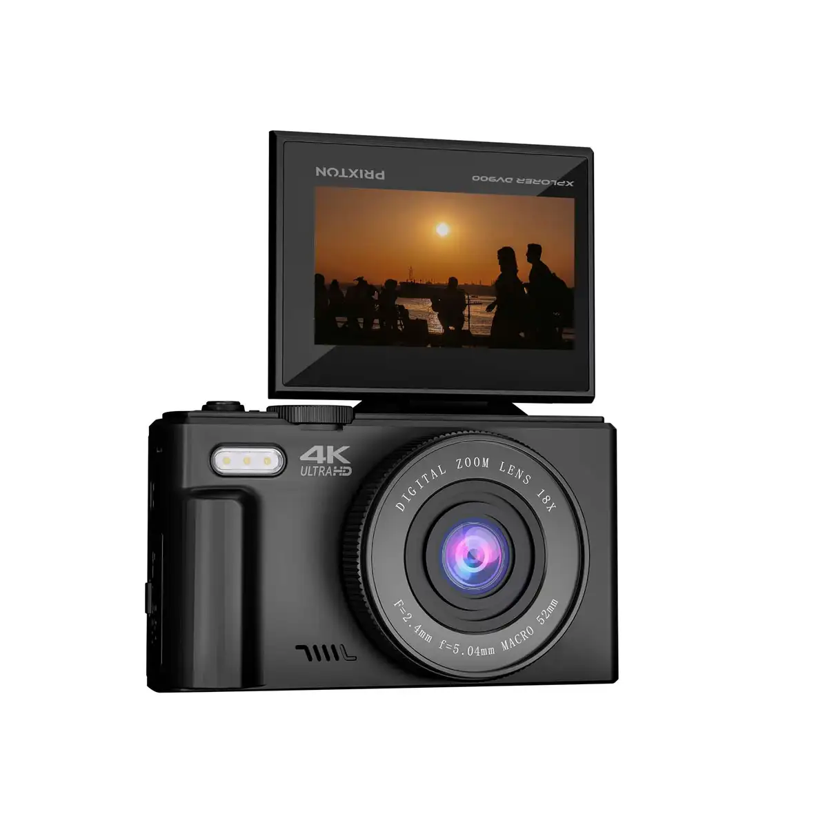 Prixton DV900 XPLORER 4K Digitalkamera – Ansicht 4