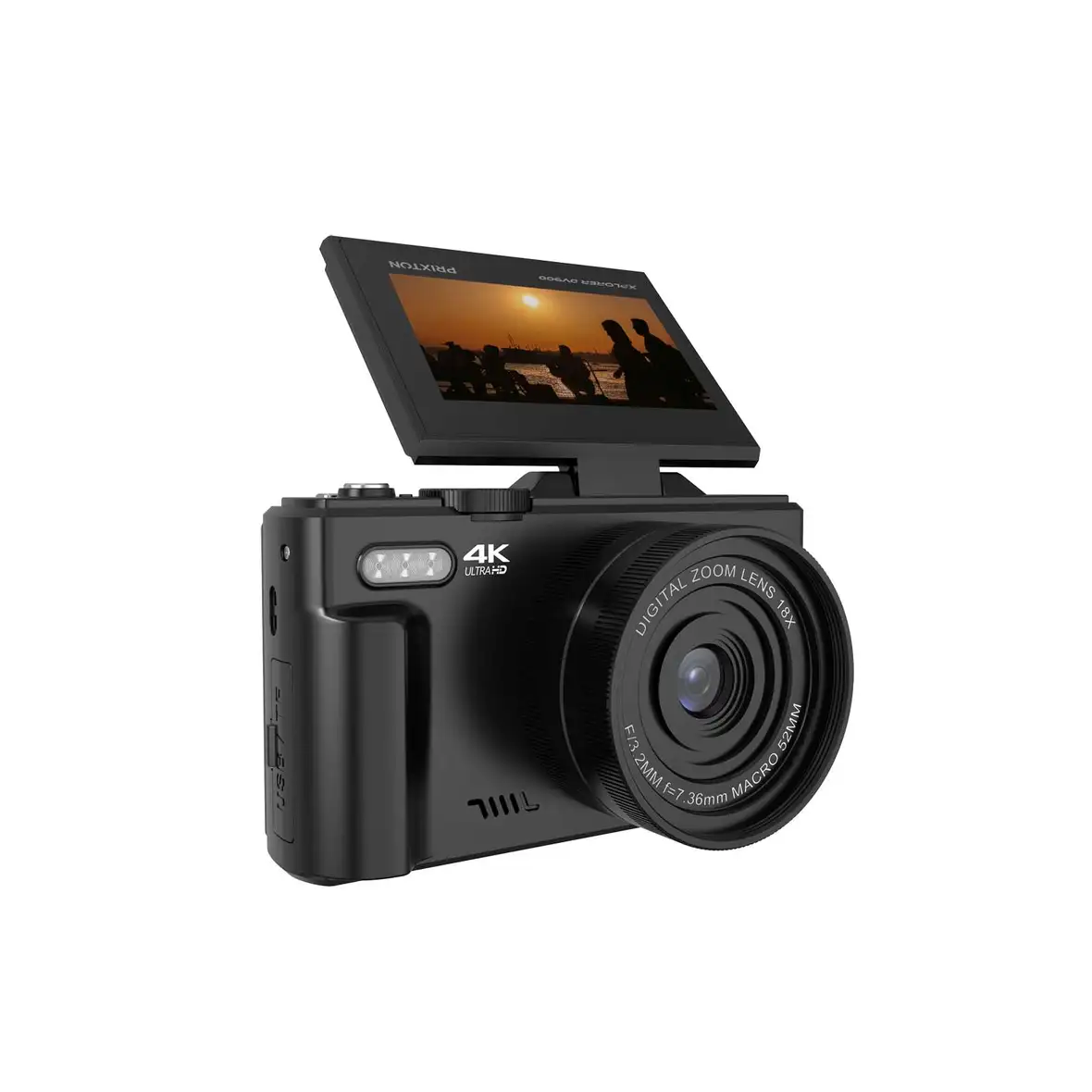 Prixton DV900 XPLORER 4K Digitalkamera – Ansicht 3