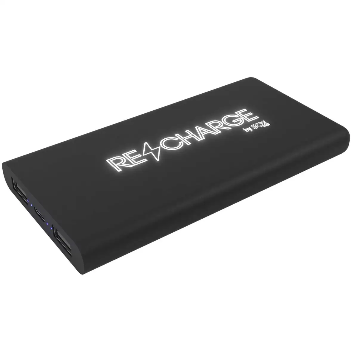 10.000 mAh kabellose Powerbank mit Leuchtlogo – Ansicht 1