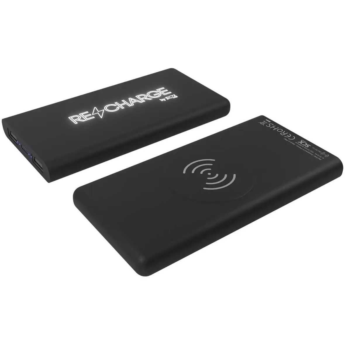 10.000 mAh kabellose Powerbank mit Leuchtlogo – Ansicht 3