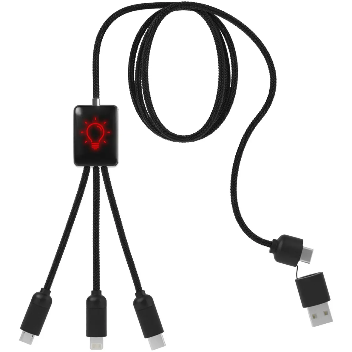 Erweitertes 5-in-1-Ladekabel – Werbeartikel mit Logo bedrucken