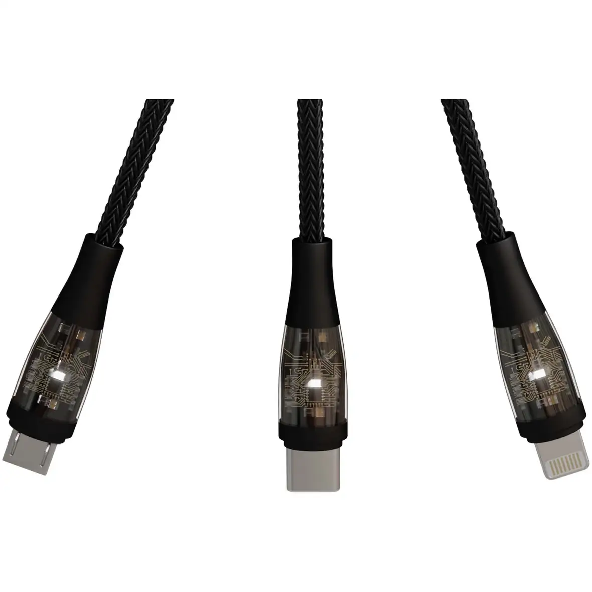 100 W/5 A 5-in-1 Schnellladekabel mit Digitalanzeige – Ansicht 3