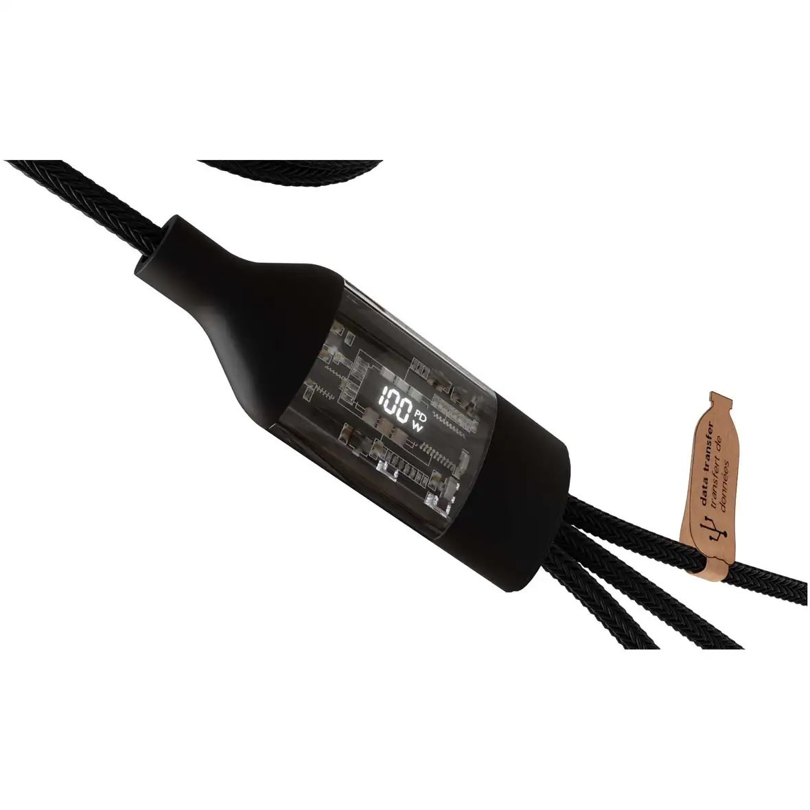 100 W/5 A 5-in-1 Schnellladekabel mit Digitalanzeige – Ansicht 4