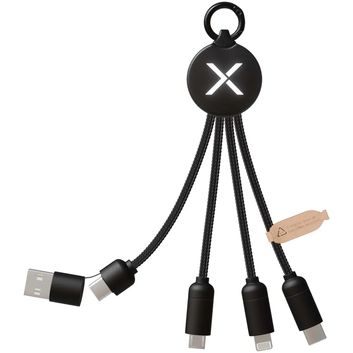 20W 5-in-1 Ladekabel – Werbeartikel mit Logo bedrucken