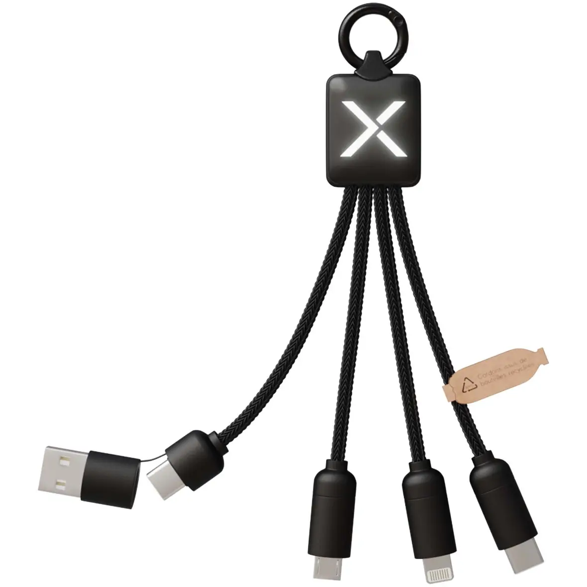 20W 5-in-1 Ladekabel – Werbeartikel mit Logo bedrucken