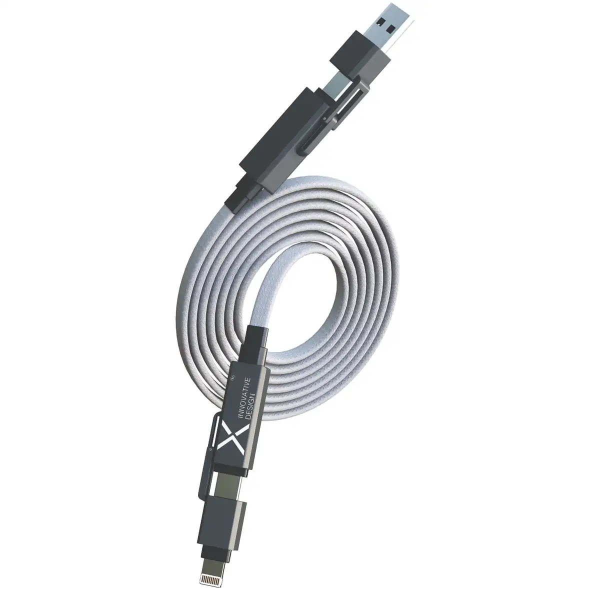 60 W magnetisches Flachladekabel – Ansicht 1