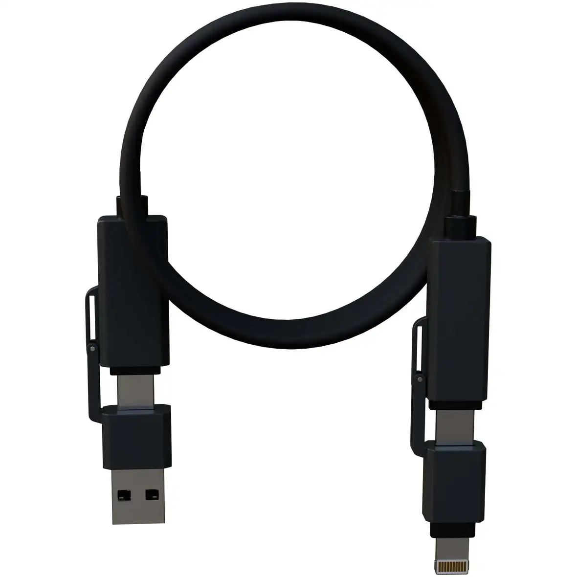 100 W magnetisches Silikon Ladekabel – Ansicht 2