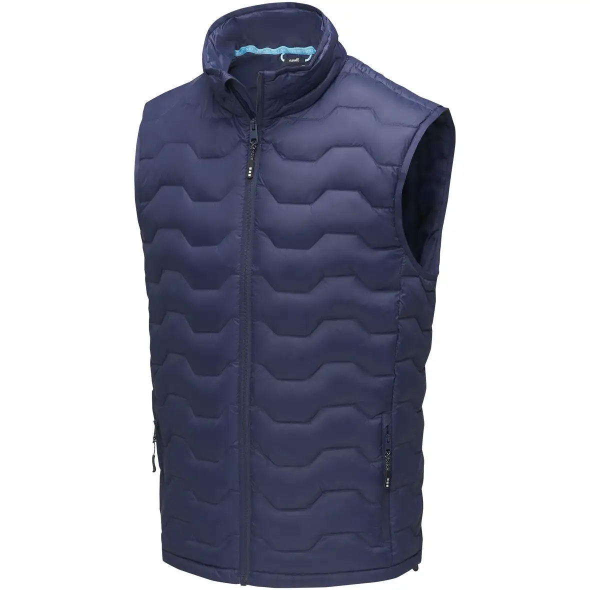 GRS isolierter Daunen-Bodywarmer aus recyceltem Material für Herren – Ansicht 1