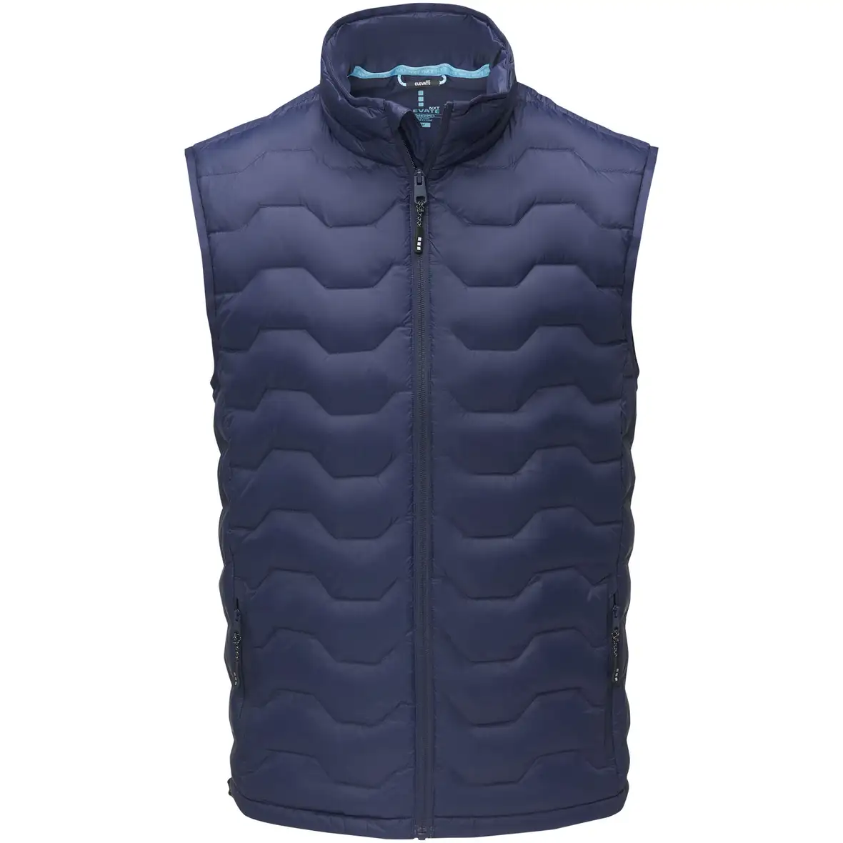 GRS isolierter Daunen-Bodywarmer aus recyceltem Material für Herren – Ansicht 2