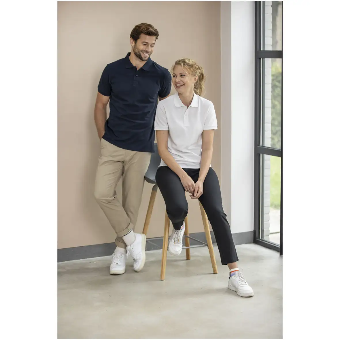 200 g/m² Aware™ Polo Unisex aus recyceltem Material – Ansicht 16