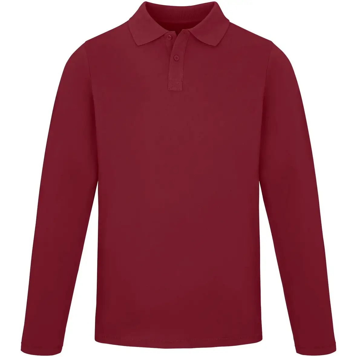 180 g/m² Langarm Poloshirt für Herren – Ansicht 12