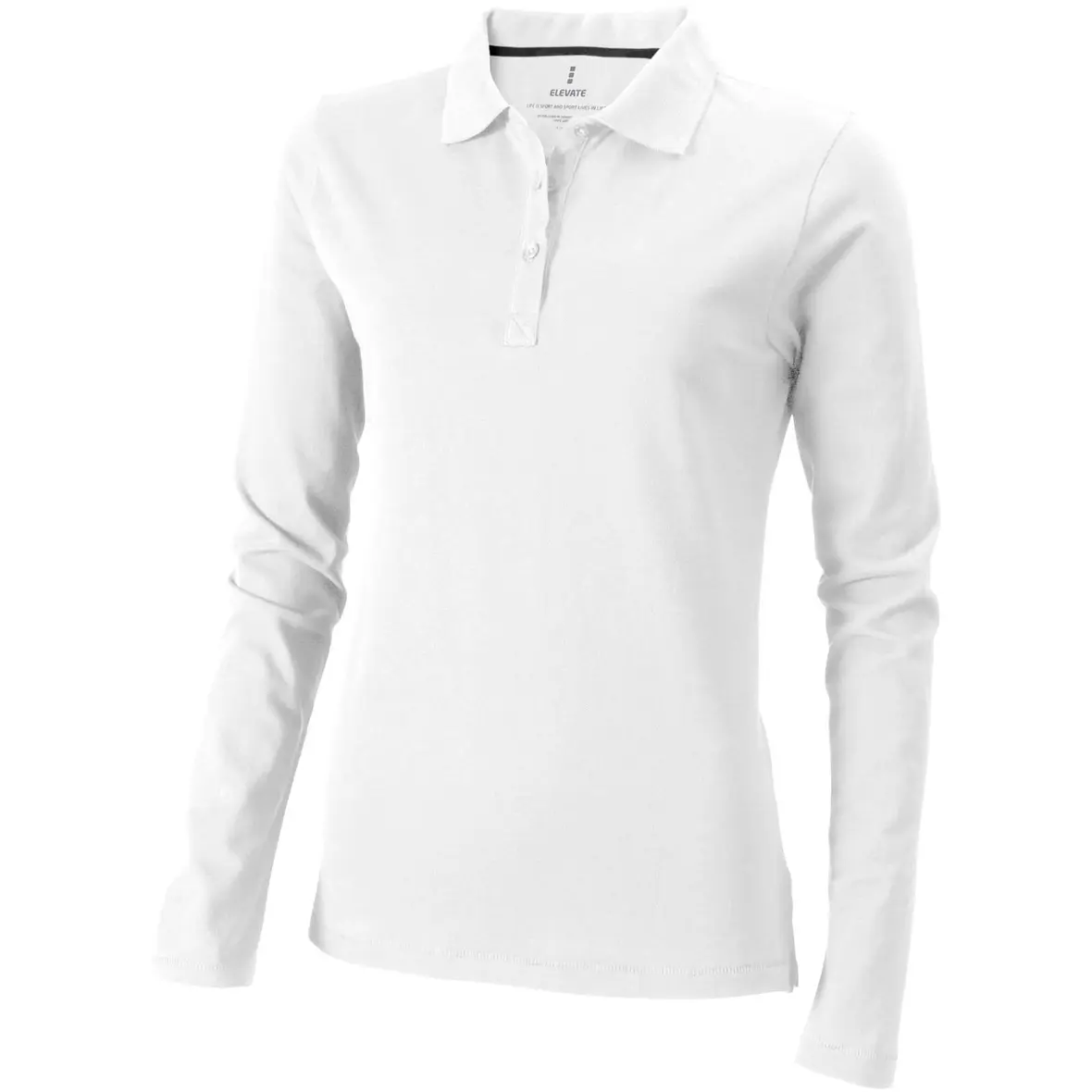 180 g/m² Langarm Poloshirt für Damen