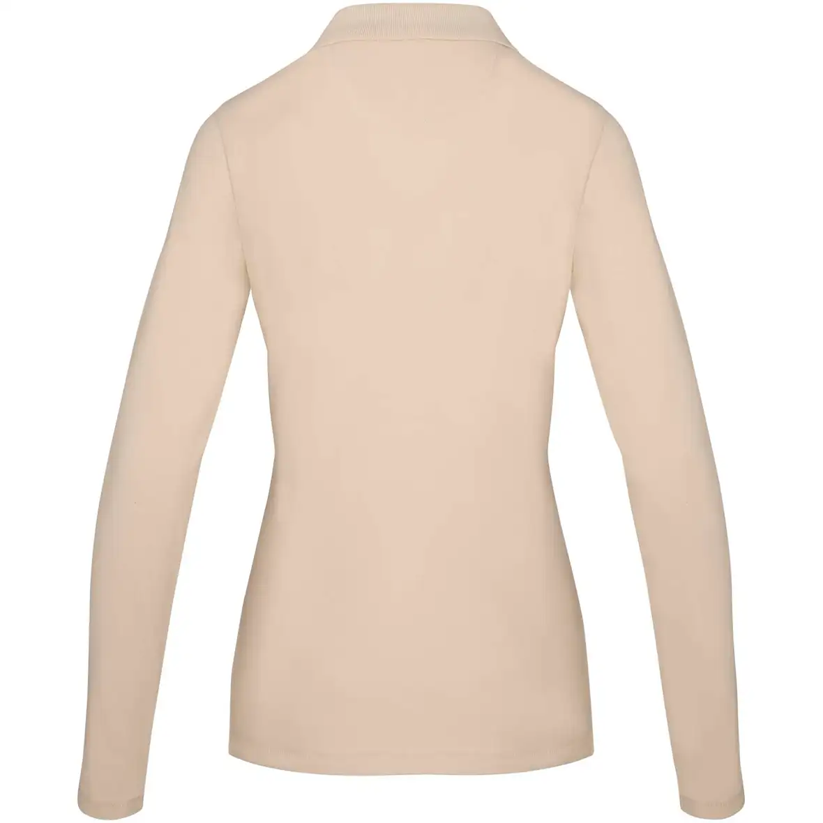 180 g/m² Langarm Poloshirt für Damen – Ansicht 8