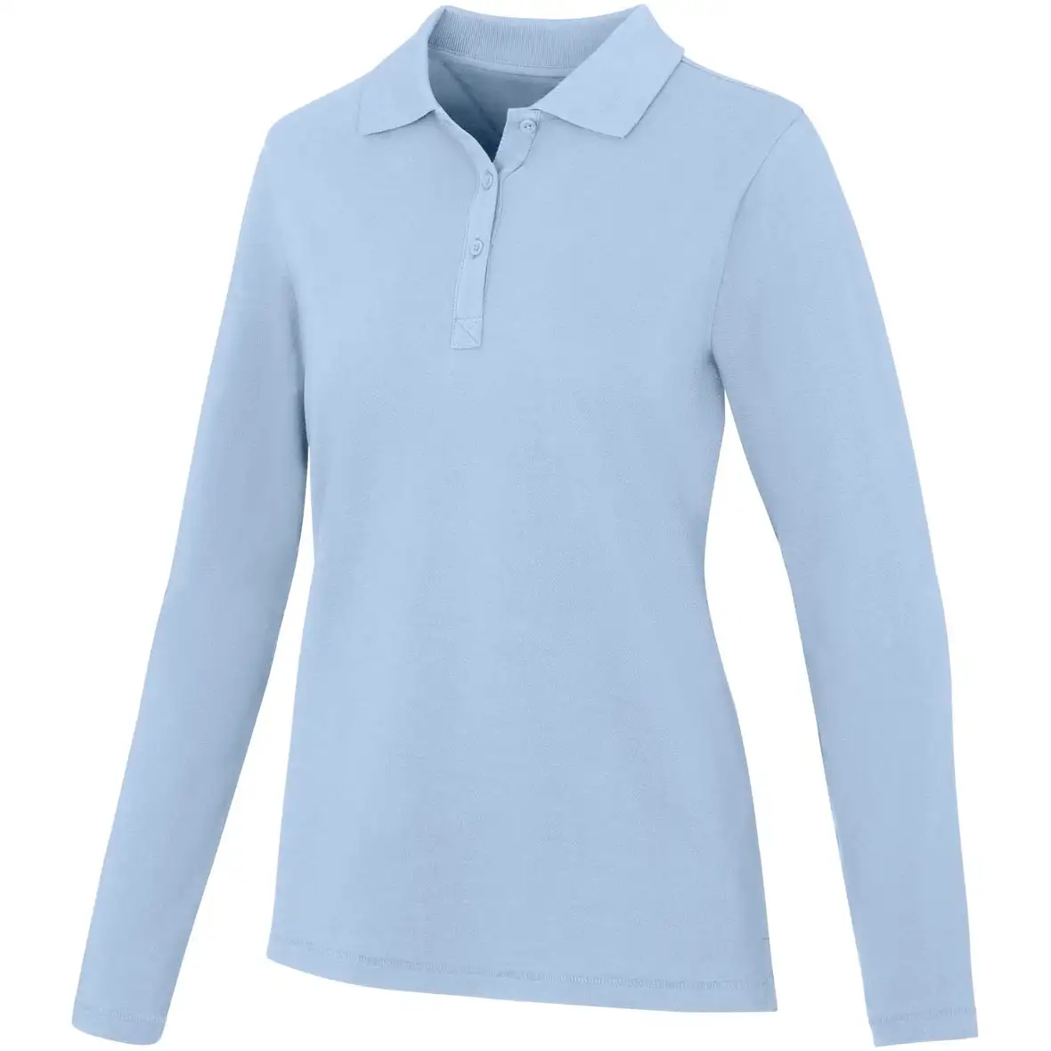 180 g/m² Langarm Poloshirt für Damen – Ansicht 26