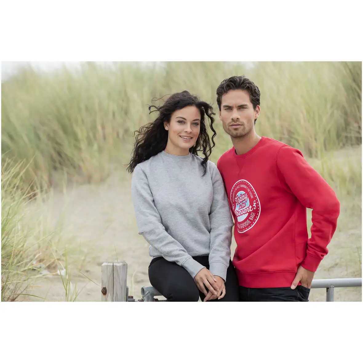 300 g/m² Sweatshirt mit Rundhalsausschnitt Unisex – Ansicht 21