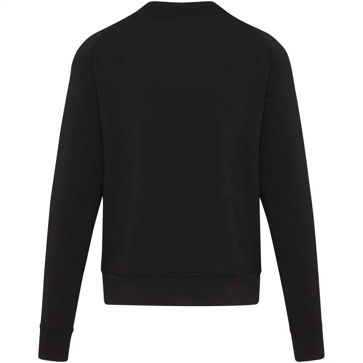 350 g/m² Sportpullover mit Rundhalsausschnitt und Interlock Strick Unisex – Ansicht 3
