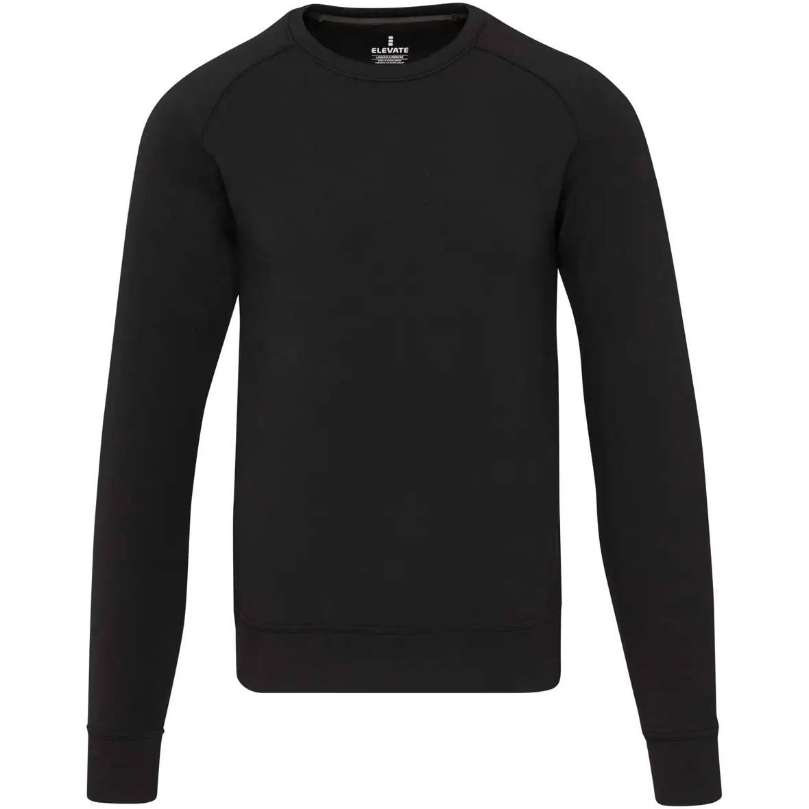 350 g/m² Sportpullover mit Rundhalsausschnitt und Interlock Strick Unisex – Ansicht 2