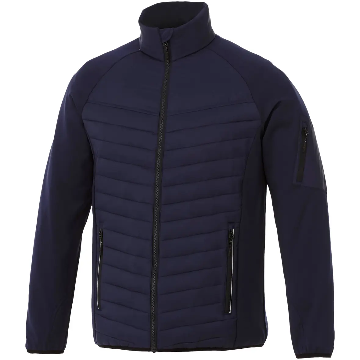 Hybrid wattierte Jacke für Herren – Werbeartikel mit Logo bedrucken