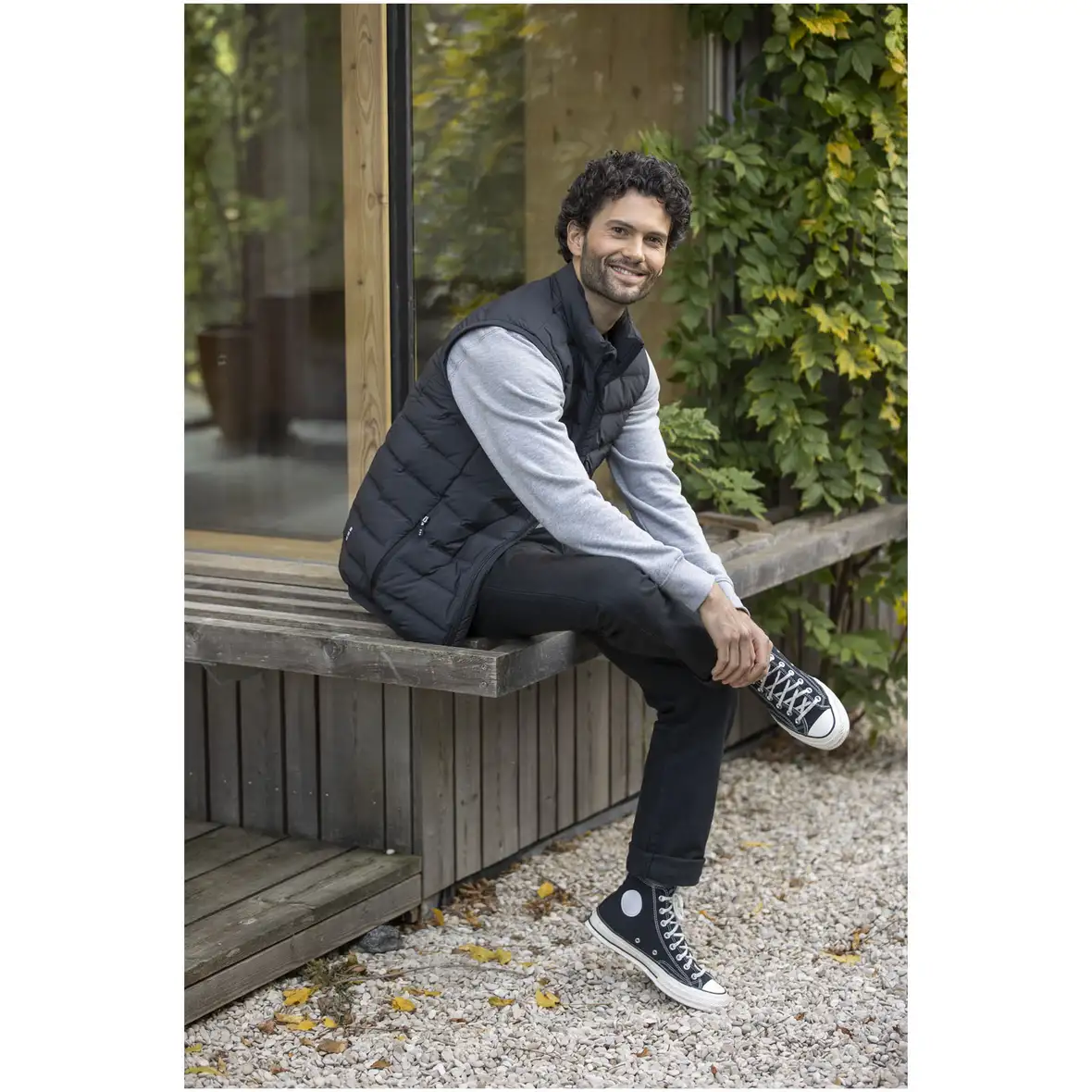 Daunen Bodywarmer für Herren – Ansicht 5