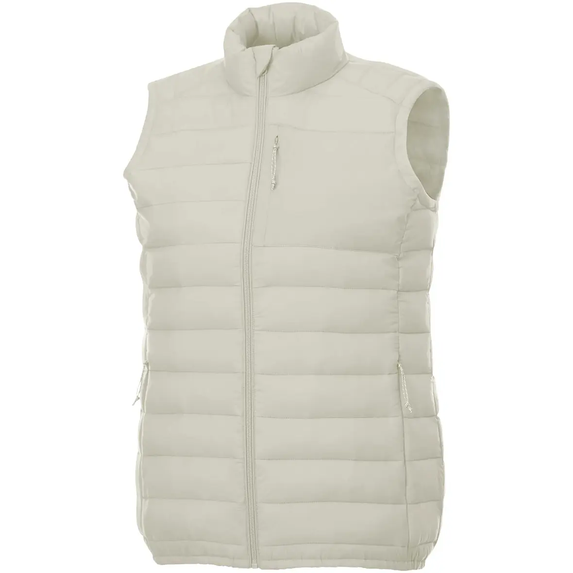 Recycelter wattierter Bodywarmer für Damen – Werbeartikel mit Logo bedrucken