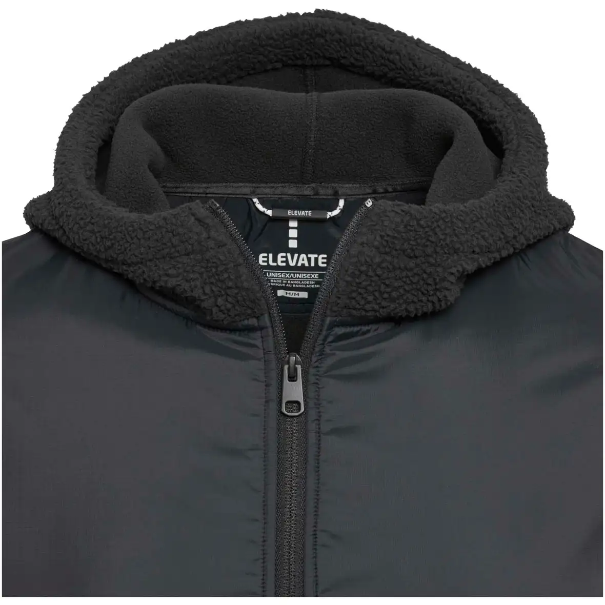370 g/m² Sherpa Fleecepullover Half-Zip Unisex – Ansicht 4