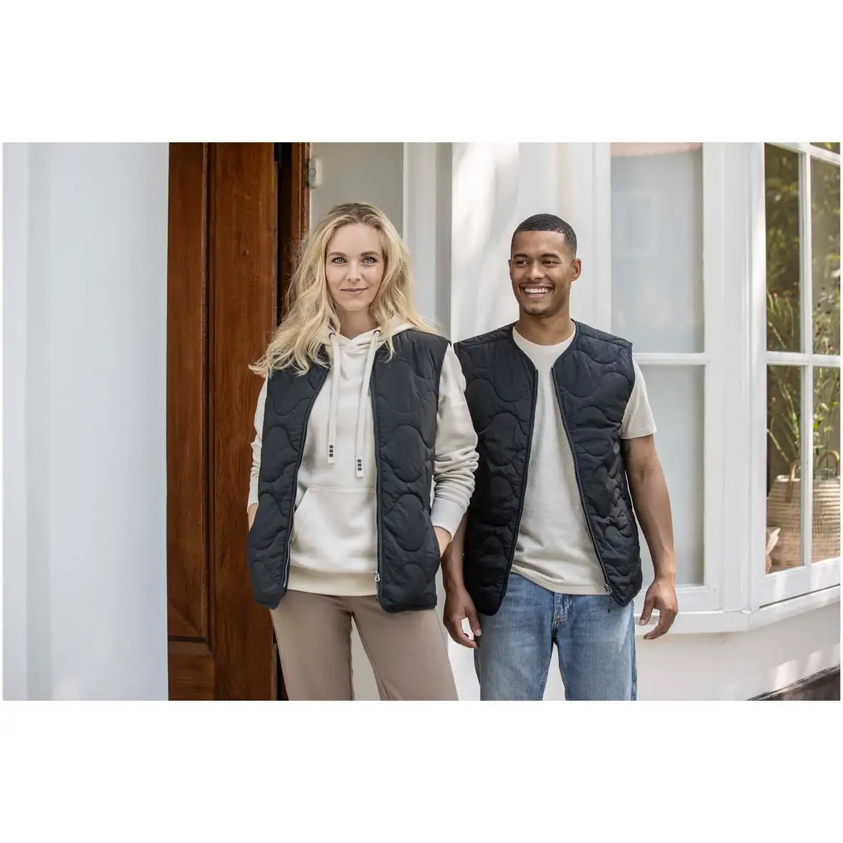Quarz GRS-recycelte Thermoweste Unisex – Ansicht 4