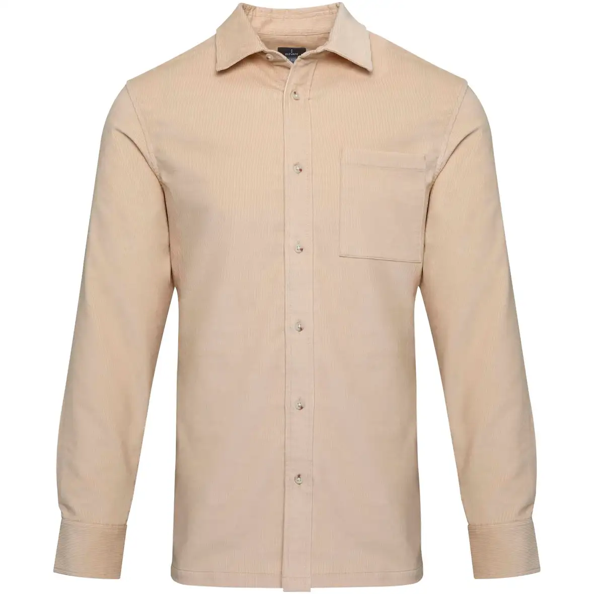 252 g/m² Hemd aus Cord Unisex – Ansicht 2