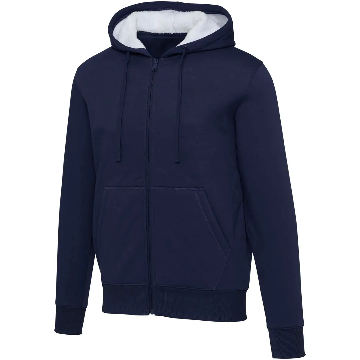 320 g/m² Sherpa-Kapuzenjacke mit Reißverschluss – Werbeartikel mit Logo bedrucken