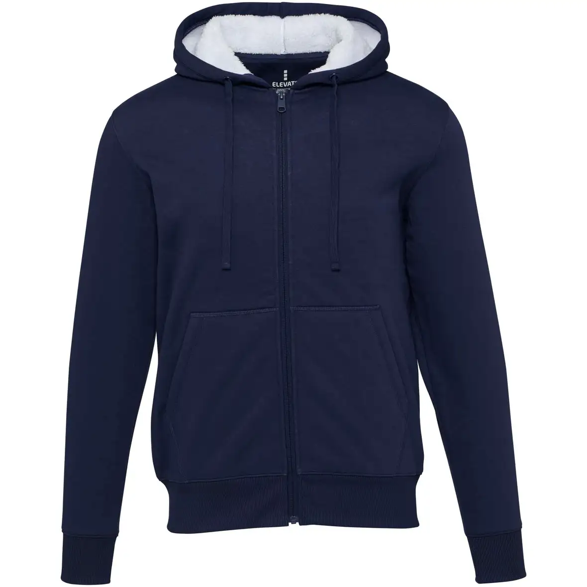 320 g/m² Sherpa-Kapuzenjacke mit Reißverschluss – Ansicht 2