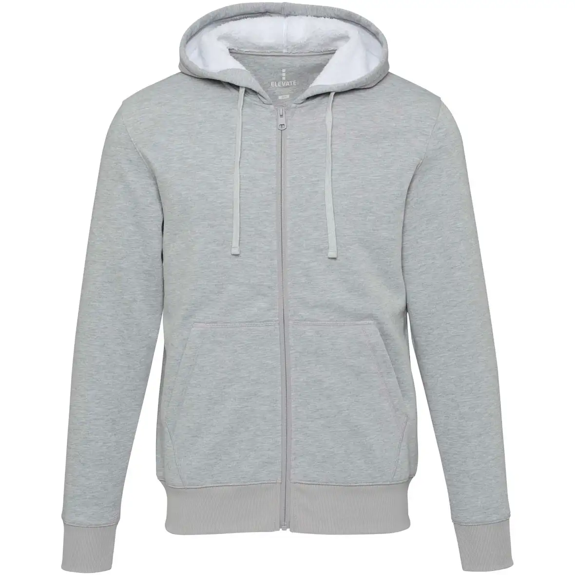 320 g/m² Sherpa-Kapuzenjacke mit Reißverschluss – Ansicht 5